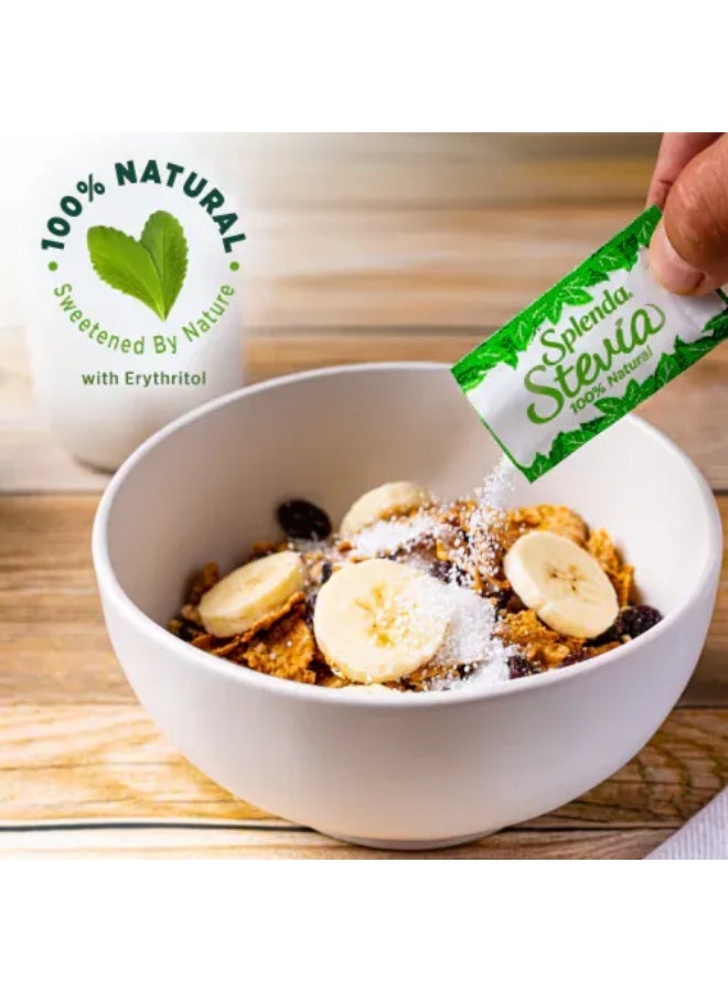 SPLENDA Stevia Zero Calorie Sweetener With Erythritol 100% Natural 80 Packets 160 G - Image 4